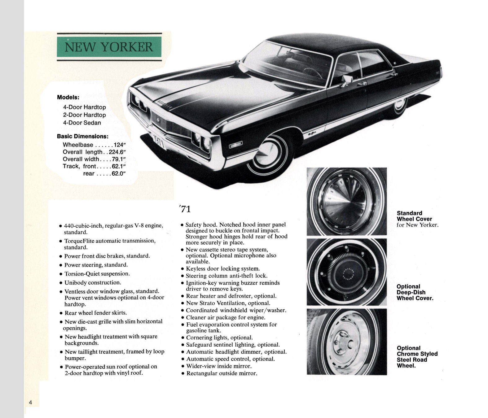 1971 Chrysler Features Brochure Page 57